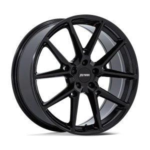 Petrol Wheels – PE002 P1E – Black – 17″x8″ 35mm – All weather Wheels – PE002BX17805135